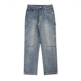Men Jeans Retro Easy Matching Loose