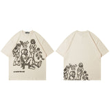 Men T-Shirt Loose Short Sleeve T-shirt for Men and Women