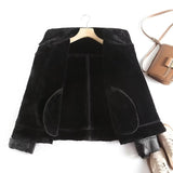 Women Cotton Coat Trendy Cool Motorcycle Clothing Warm Leather Coat