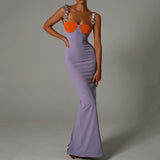 Women Dress Bodycon Chest-Highlight Sling Dress Women