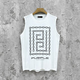 Purple Brand Tank T Shirts Sleeveless T-shirt Vest