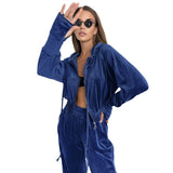 Women's Co-Ords Autumn and Winter High Waist Wide-Leg Pants Two-Piece Set for Women