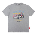 Men T-Shirt Retro Fun Printing Casual