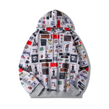 Aape Hoodie Autumn and Winter Fashion Brand Men's and Women's Fleece Hoodie Sweater