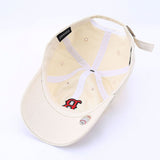 Dodgers and Yankees Baseball Cap 47brand Baseball Cap Female Summer Soft Top Big Logo B Letter Male Beige