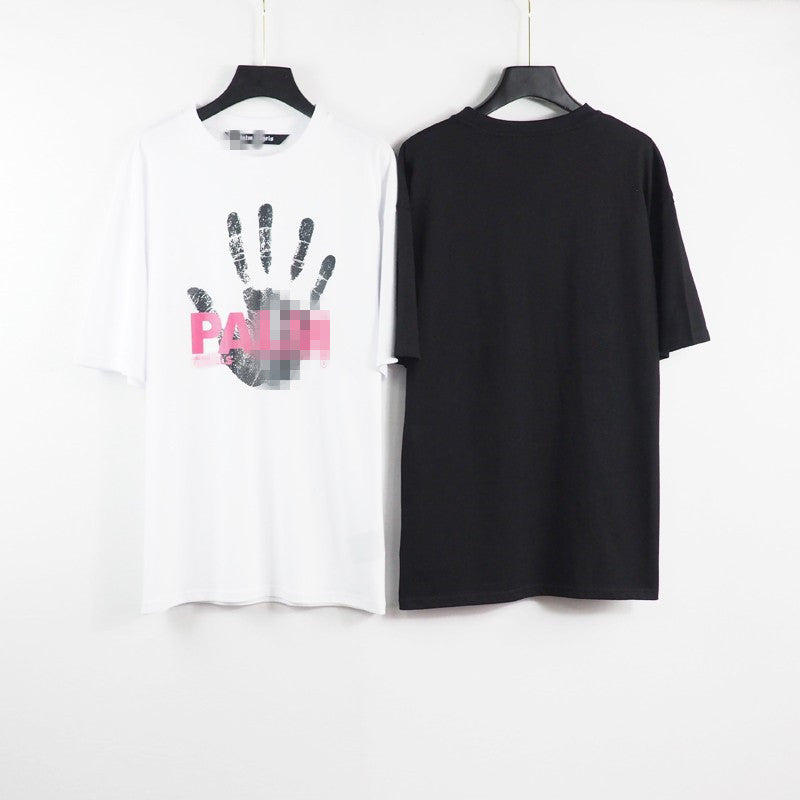 Palm Angle T Shirts Palm Print Loose