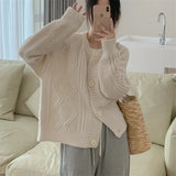 Women Knitted Cardigan Casual Fashion Sweater
