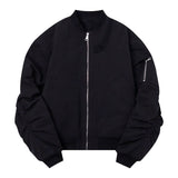 Men Cotton Padded Jacket Coat Winter Thicken Thermal Cotton Coat Jacket Men's Cotton-Padded Coat Baseball Uniform
