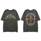 Men T-Shirt Butterfly Graffiti Printing