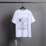Ow T Shirts Dark Graffiti Letter Printing