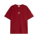 C.e t shirts creative stereoembroider round neck pullover short sleeve for men and women
