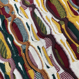 Kapital Sweater Vintage Pingtian and Macro Pattern round Neck Loose Pop Contrast Color Stereo Retro Sweater