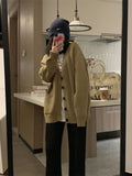 Women Knitted Cardigan Thermal Sweater