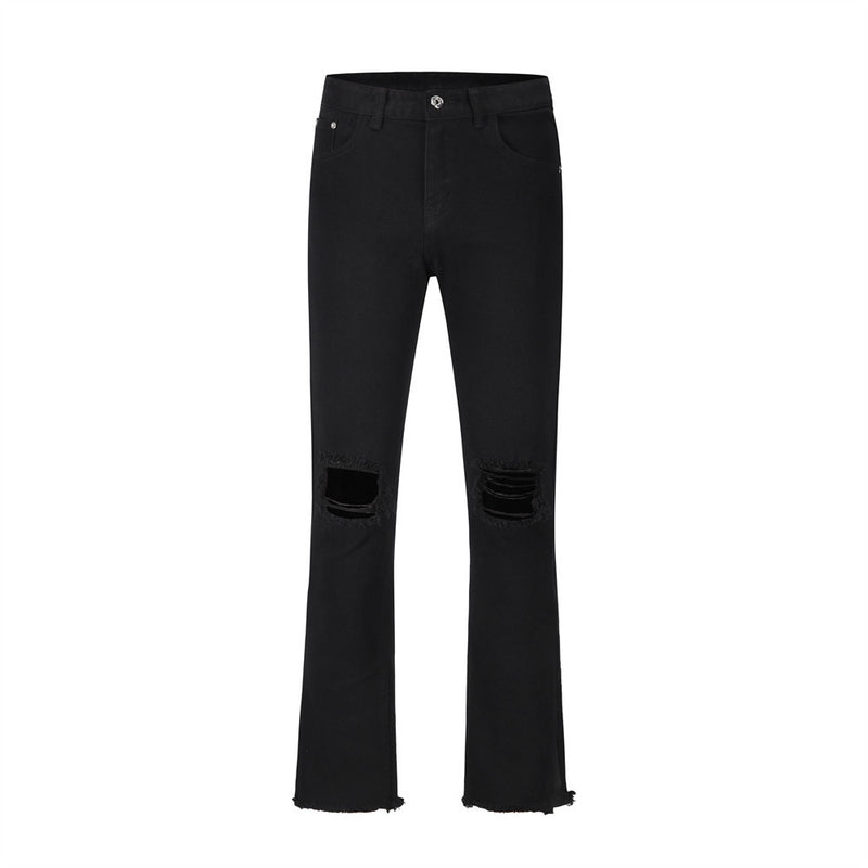 Men Jeans Ripped Loose Burrs Leisure