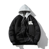Men's Vintage Jackets Patch Embroidered Jacket Men's Padded Baseball Jacket Cotton Jacket