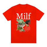 MILF Man I Love Frogs T Shirt Funny Frog Amphibian Lovers