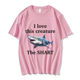 I Love This Creature The Shart Shark Funny Meme T Shirts Men