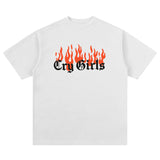 Unisex T Shirt Cotton Short Sleeve T Loose