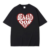 Singer Beabadoobee Heart Graphic Print Tshirt Men Women Casual