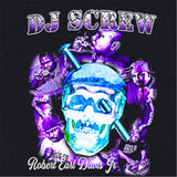 Rock Star T Shirt DJ Screw Singer Character Print T-shirt Short Sleeve round Neck Loose Cotton Casual Men and Women