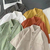 Men's Shirt Summer Loose Cargo