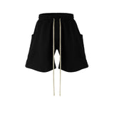 MIJKO Mens Shorts Spliced Side Large Pockets Shorts