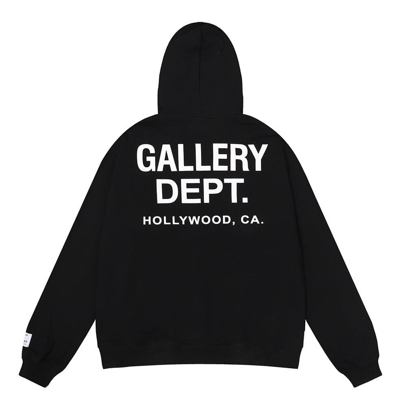 Gallery Dept Hoodie Micro Label Alphabet Slogan Hooded Sweater
