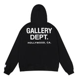 Gallery Dept Hoodie Micro Label Alphabet Slogan Hooded Sweater