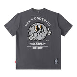 Men's T-Shirt Smiley Face Expression Pattern