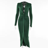 Women Dress Sexy Pleated Dress