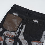 Men Jeans Hole Personalized Punk