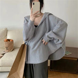 Women Pullover Sweater Vintage Loose-Fitting Oversized Sweater