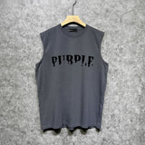 Purple Brand Tank T Shirts Sleeveless T-shirt Vest