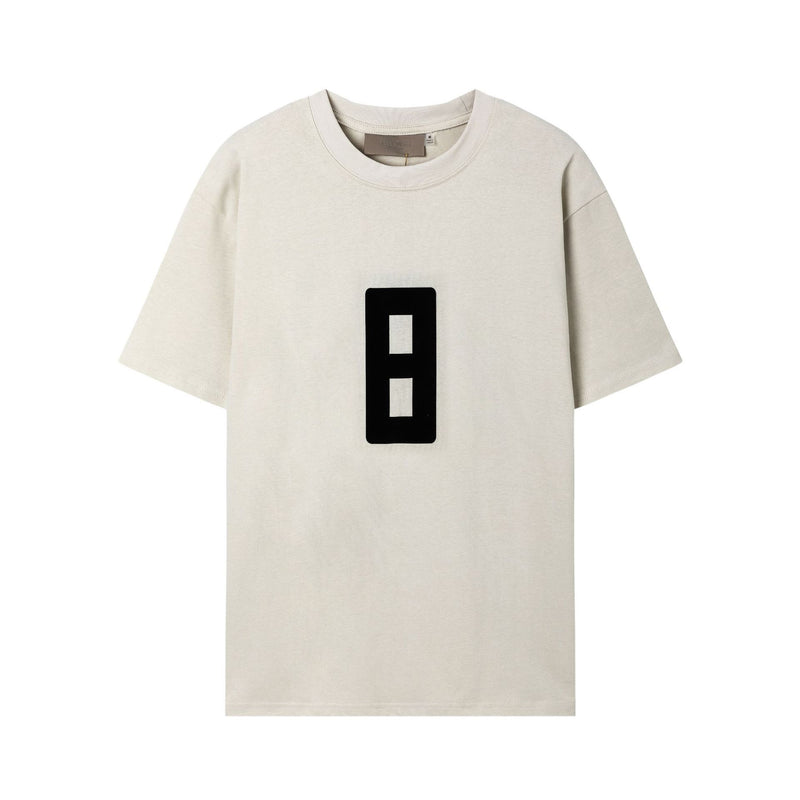 Fog Essentials T Shirts Spring/Summer FOG Season 8 Mainline Digital Printed Crew Neck Short Sleeves