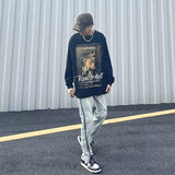 Men T Shirt Oversize Retro Fashion