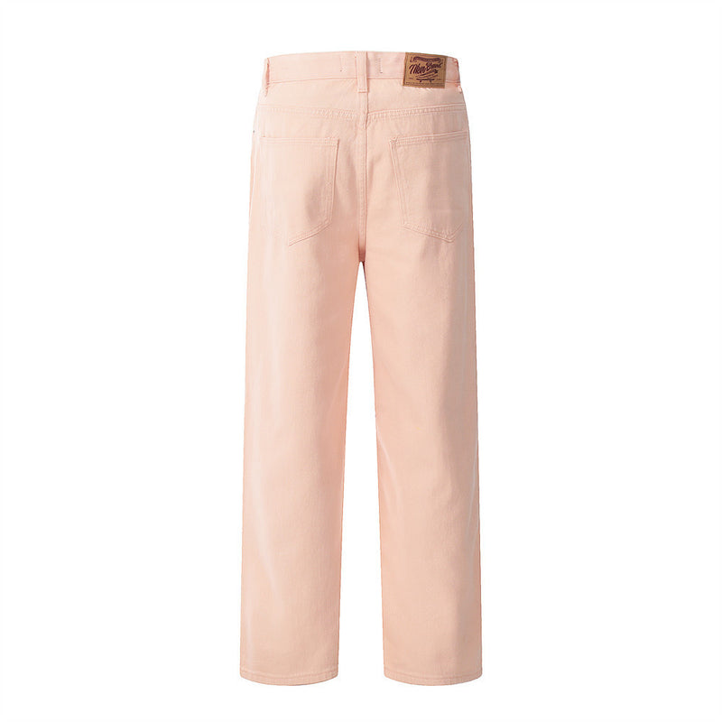 Men Jeans Loose Casual Simple