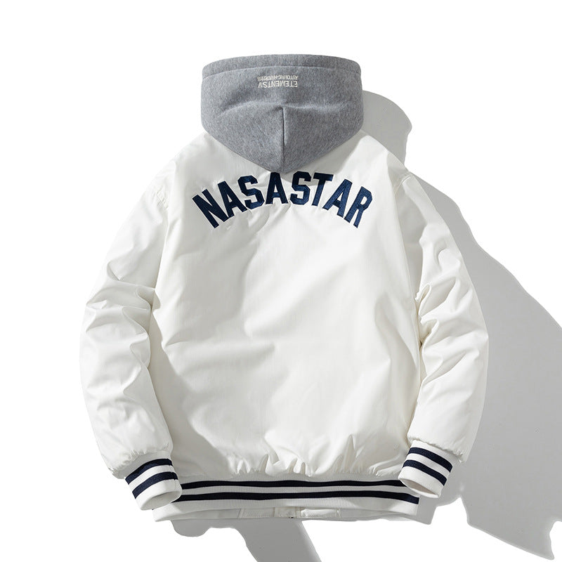 Mens Vintage Jackets Cotton Baseball Suit Street Tide Jacket