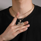 Jewelry Truly Blessed Letter Pendant with Diamonds Alphabet Pieces Spectrum