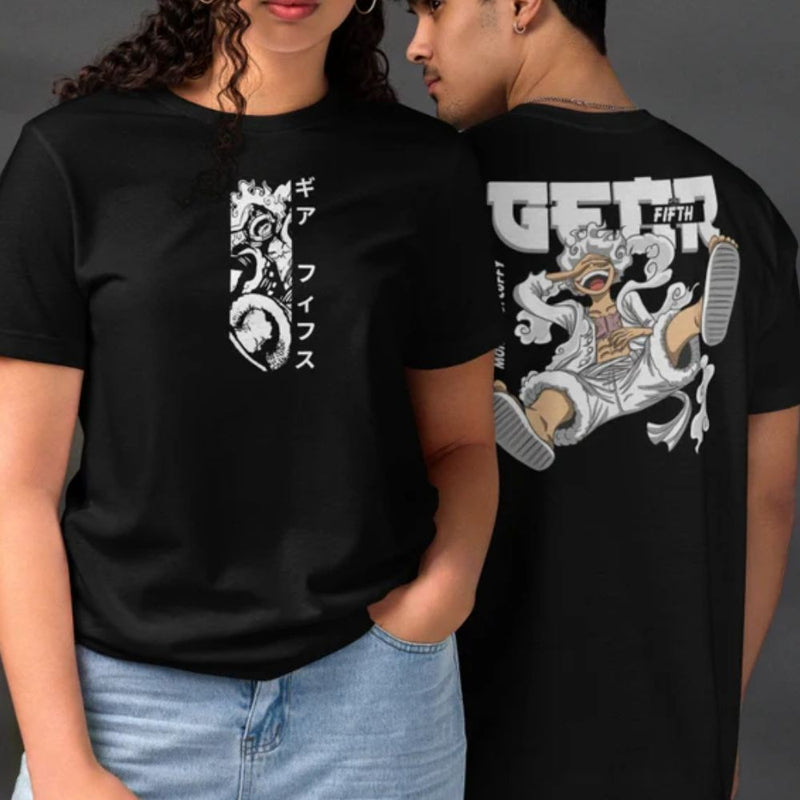 Men T-Shirt Summer Japanese Anime Manga Monkey