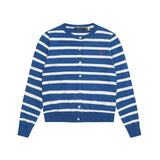 Ralph Lauren Knitted sweaters RL striped crew neck embroidered logo knitted cardigan long sleeves