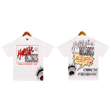 HS Shorts Distressed Casual Short Sleeve