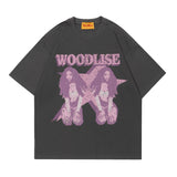 Men T-Shirt Sunset Printing Vintage