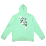 CHH Chrome Heart Hoodie Crowe Sweater High Street Graffiti Zebra Hooded Loose