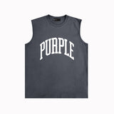 Purple Brand Tank T Shirts Sleeveless T-shirt Vest