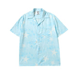 Short Sleeve Shirt Summer Star Loose All-Matching Beach Shirt