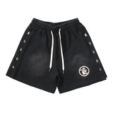 Hellstar Shorts Wash Black Old Casual Shorts Hot Pants