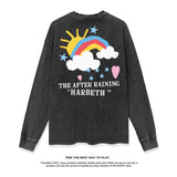 Unisex Long Sleeve Shirt Autumn and Winter Long Sleeve T-Shirt Loose