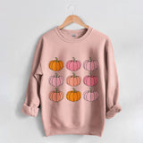 Fall Halloween Sweatshirt Pumpkin Cotton