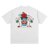 Unisex Long Sleeve Shirt Vintage Short Sleeve Men and Women