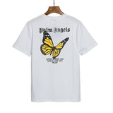 Palm Angle T Shirts Butterfly Printed Shirt Wide